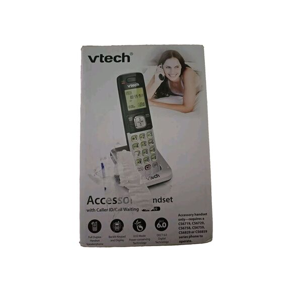 Y2K Retro VTech 6.0 Digital Technology One Handset Cordless Phone, For Parts - Picture 1 of 6
